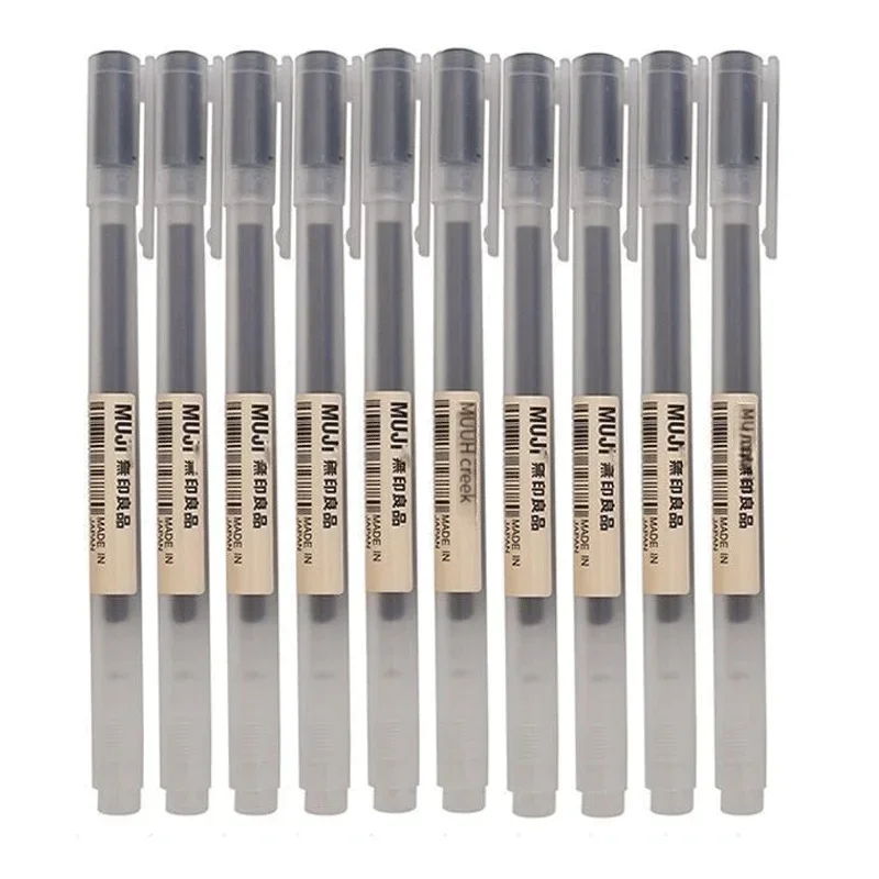 6/8Pcs/Set MUJIs Gel Pen Black - Muji Stationery Gel Pen 评论和价格