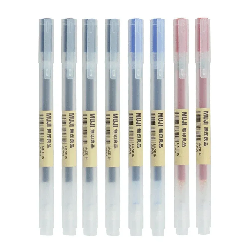 6/8Pcs/Set MUJIs Gel Pen Black - Muji Stationery Gel Pen 评论和价格