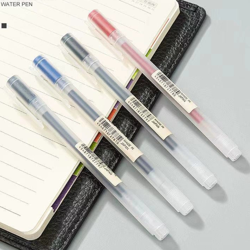 3-6Pcs Kawaii Gel Pen Black/Re - Muji Stationery Gel Pen 评论和价格