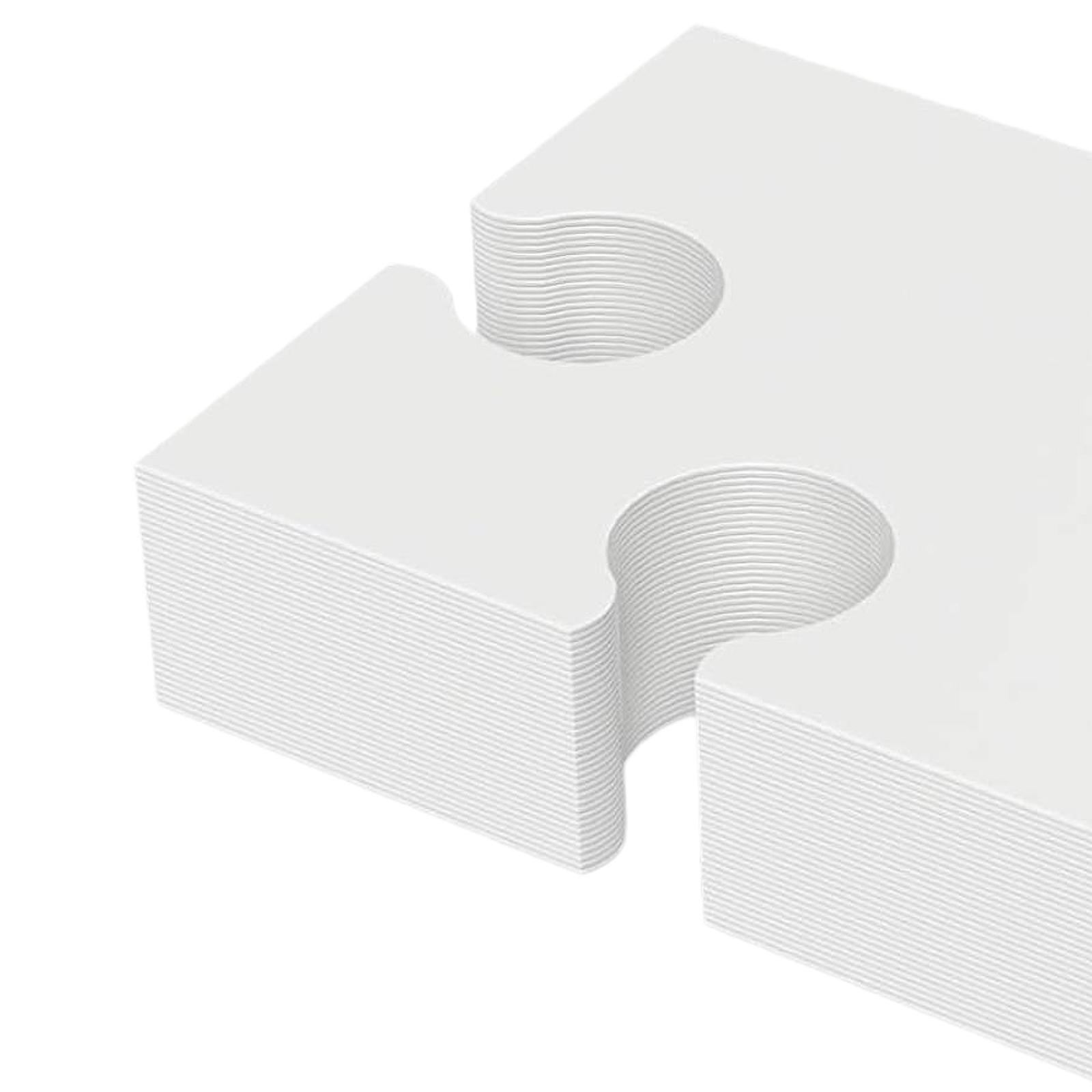 DIY White Puzzle Pieces Blank  - Puzzle Blank White 评论和价格