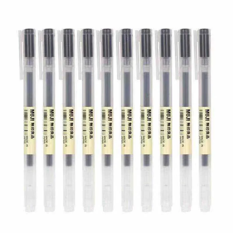10-30Pcs/Set 0.38/0.5mm Gel pe - Muji Stationery Gel Pen 评论和价格