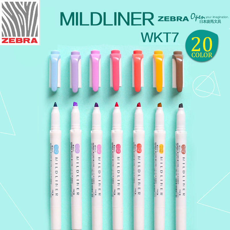 Japan ZEBRA WKT7 New Mildliner - Zebra Pen Mildliner 评论和价格