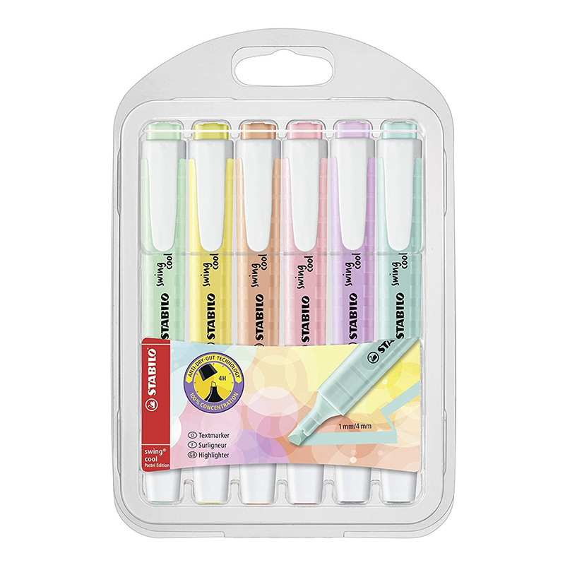 STABILO Swing Cool Pastel High - Stabilo Marker Swing Cool 评论和价格